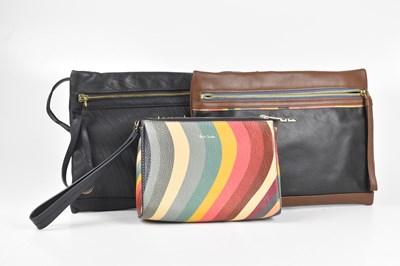 Lot 189 - PAUL SMITH; a brown calfskin leather crossbody...