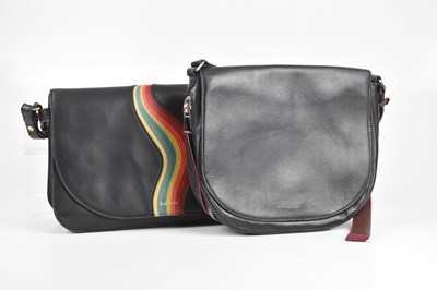 Lot 190 - PAUL SMITH; a black Cat calfskin leather...