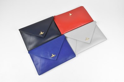 Lot 41 - VIVIENNE WESTWOOD; four leather envelope...