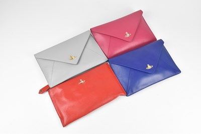Lot 12 - VIVIENNE WESTWOOD; four leather envelope...