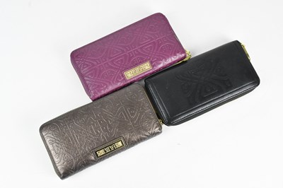 Lot 133 - BIBA; three leather wallets with embossed Art...