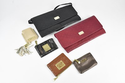 Lot 384 - PATRICK COX; a black embossed leather large...