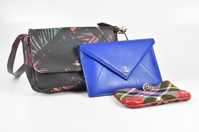 Lot 296 - VIVIENNE WESTWOOD; a multicoloured leather...