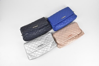 Lot 304 - MOSCHINO; four quilted leather shoulder bags...