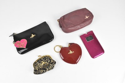 Lot 100 - VIVIENNE WESTWOOD; a black patent leather...