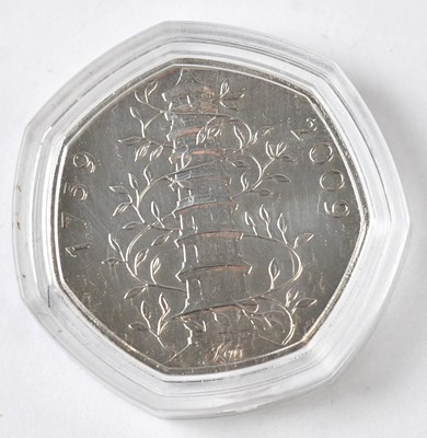 Lot 1101 - A 2009 Kew Gardens commemorative fifty pence...