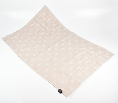 Lot 146 - MULBERRY; an unused pink and white silk cotton...