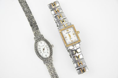 Lot 359 - RAYMOND WEIL; a lady's stainless steel and...