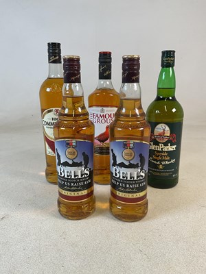 Lot 334 - WHISKY; two 70cl bottles of Bell's Help for...