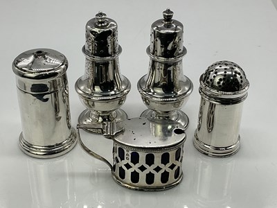 Lot 625 - A matched pair of Edwardian hallmarked silver...