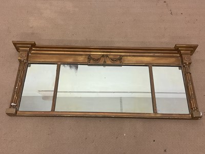 Lot 867 - A Regency style gilt framed rectangular wall...