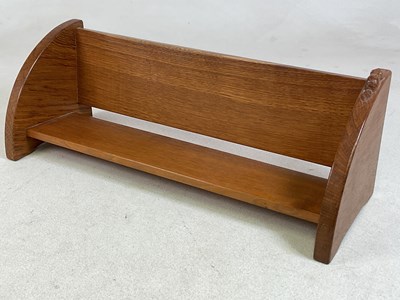 Lot 873 - COLIN 'BEAVERMAN' ALMACK; an oak book trough...