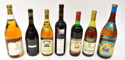 Lot 237 - Seven bottles of mixed wines, to include Wolf...