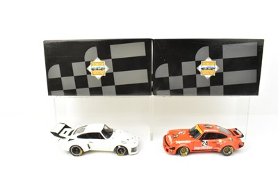 Lot 491 - RACING LEGENDS; two 1:18 scale diecast model...