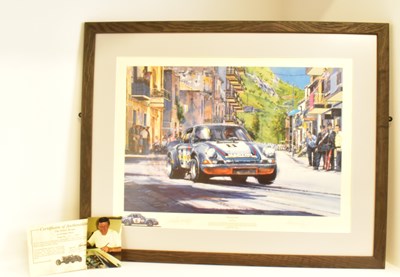 Lot 952 - NICHOLAS WATTS; a limited edition print of a...