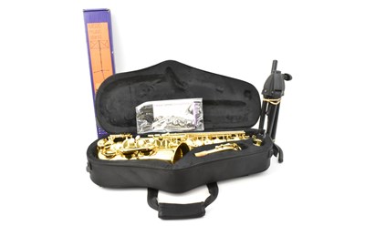 Lot 1018 - TREVOR JAMES; a brass alto saxophone Classic...