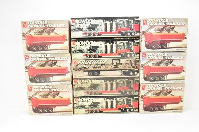 Lot 460 - AMT; eleven scale model kits comprising four...