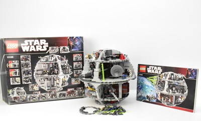 Lot 685 - STAR WARS; a Lego Death Star construction kit,...