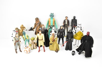 Lot 701 - STAR WARS; nineteen large-sized Star Wars...