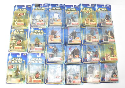 Lot 670 - HASBRO; twenty-two Star Wars Attack of the...