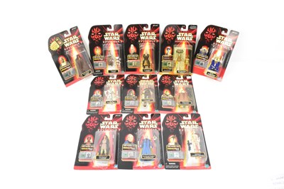 Lot 666 - HASBRO; eleven Star Wars Episode 1 Collection...