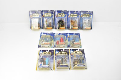Lot 667 - HASBRO; eleven Star Wars figure from Attack of...