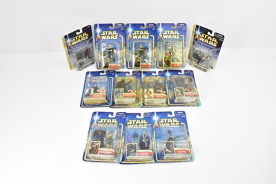 Lot 669 - HASBRO; twelve Star Wars figures comprising...