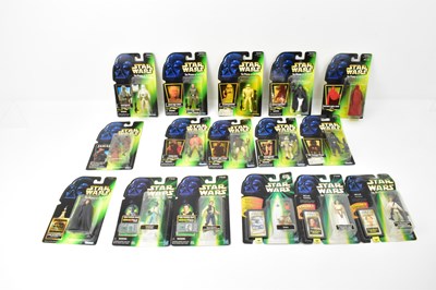 Lot 706 - STAR WARS; sixteen collectible figures from...