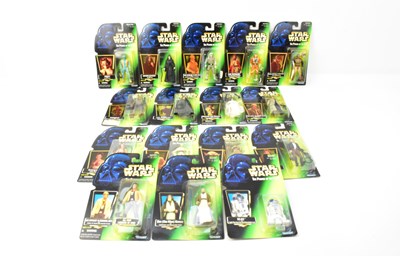 Lot 705 - STAR WARS; sixteen collectible figures from...