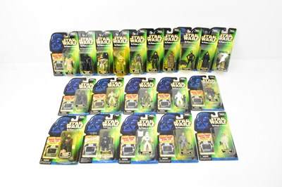 Lot 716 - STAR WARS; twenty collectible figures from the...