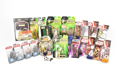 Lot 720 - STAR WARS; various action collectible figures...