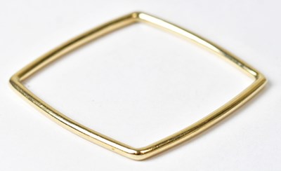 Lot 1193 - DAVID M. ROBINSON; a 9ct yellow gold square...
