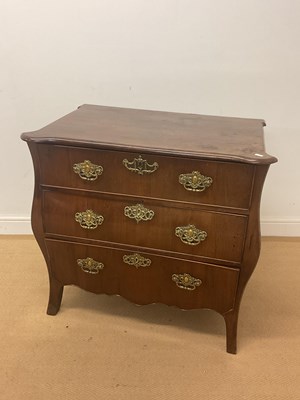 Lot 871 - A 19th century Continental three drawer...