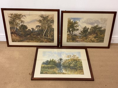 Lot 510 - BOSWORTH: watercolour depicting a man fishing...