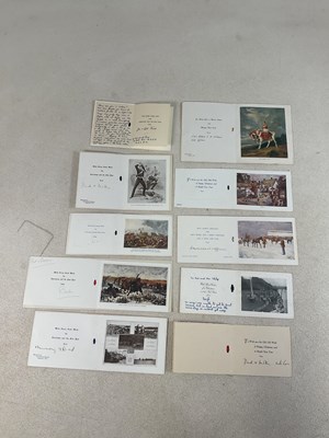 Lot 10 - An interesting group of military greeting...