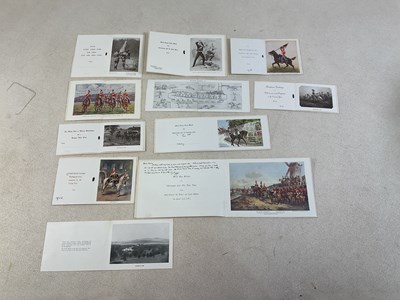 Lot 11 - An interesting group of military greeting...