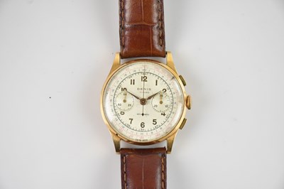 Lot 483 - DENNISON; an 18ct yellow gold anti-magnetic...