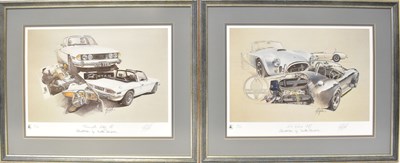 Lot 947 - MARTIN HOULDEN; a set of four signed limited...