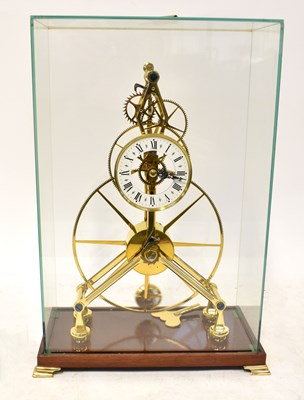 Lot 114 - SINCLAIR HARDING & CO; a brass great wheel...