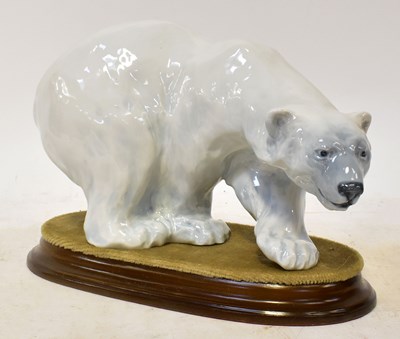 Lot 183 - ROYAL COPENHAGEN; a figure of a polar bear,...