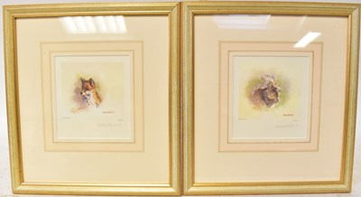 Lot 937 - Four limited edition prints of animals,...