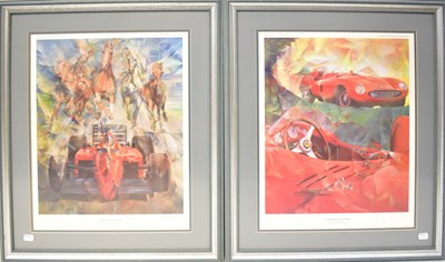 Lot 941 - Five limited edition prints from the set of...