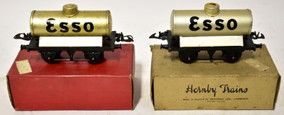 Lot 390 - HORNBY; two boxed O gauge wagons, no. R170 No1...