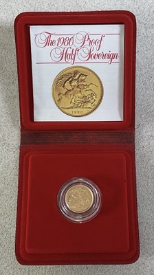 Lot 554 - An Elizabeth II half sovereign, 1980,...