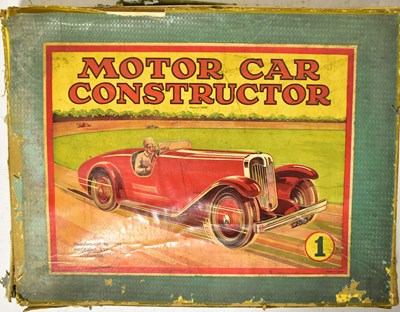 Lot 486 - MECCANO; a Motor Car Constructor Set No.1 box...
