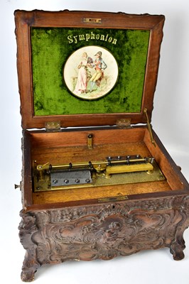 Lot 1009 - SCHUTZ-MARKE; a 19th century ornately carved...