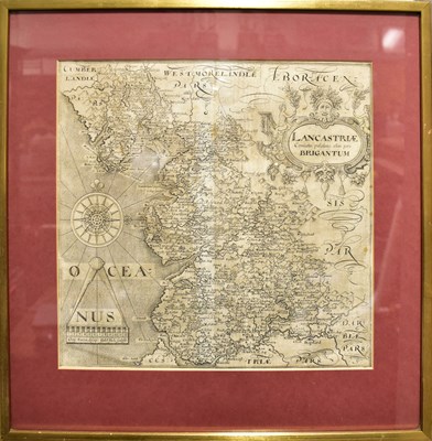 Lot 914 - SAXTON & HOLE; Lancastriae Comitatus Paltinus...