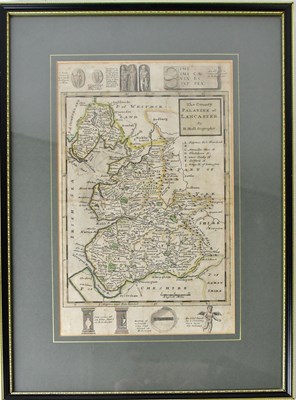 Lot 939 - H MOLL; an engraved map of the County Palatine...