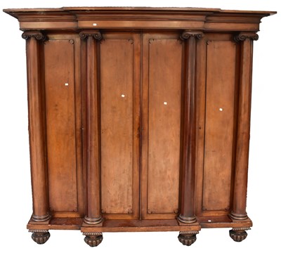 Lot 68 - A very large Victorian mahogany breakfront...