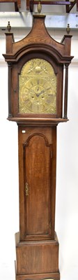 Lot 136 - GEORGE BOOTH, MANCHESTER; a Georgian oak cased...